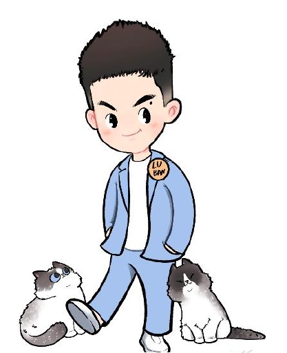 Cartoon of Hugo finalist Lu Ban by Gong Keke, taken from Zero Gravity Newspaper issue 16